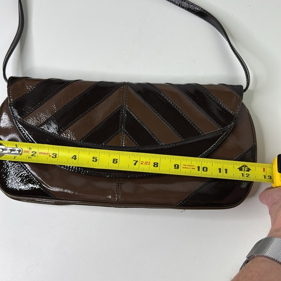 David Dixon Brown Leather Shoulder Bag - Picture 5 of 9